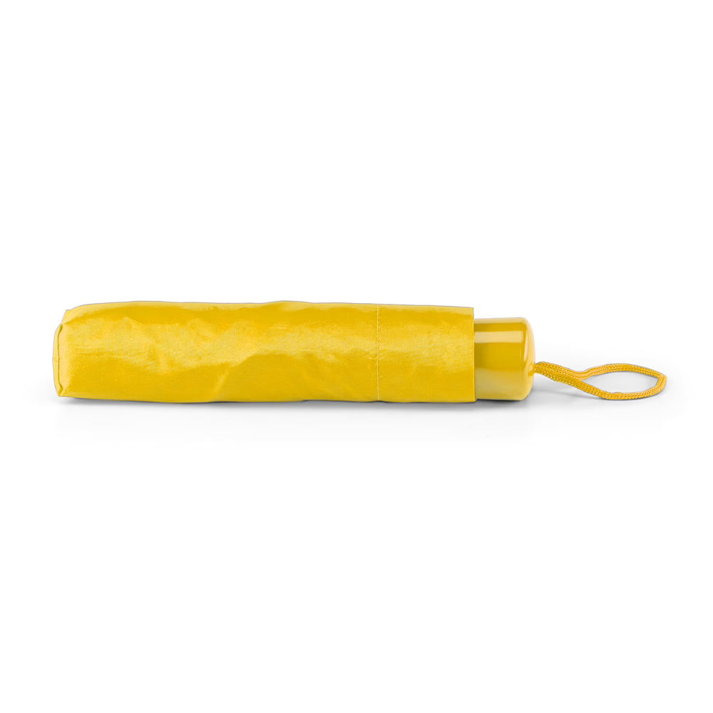 Custom Printed 3-Section Compact Polyester Folding Umbrella - Premium Corporate Merchandise