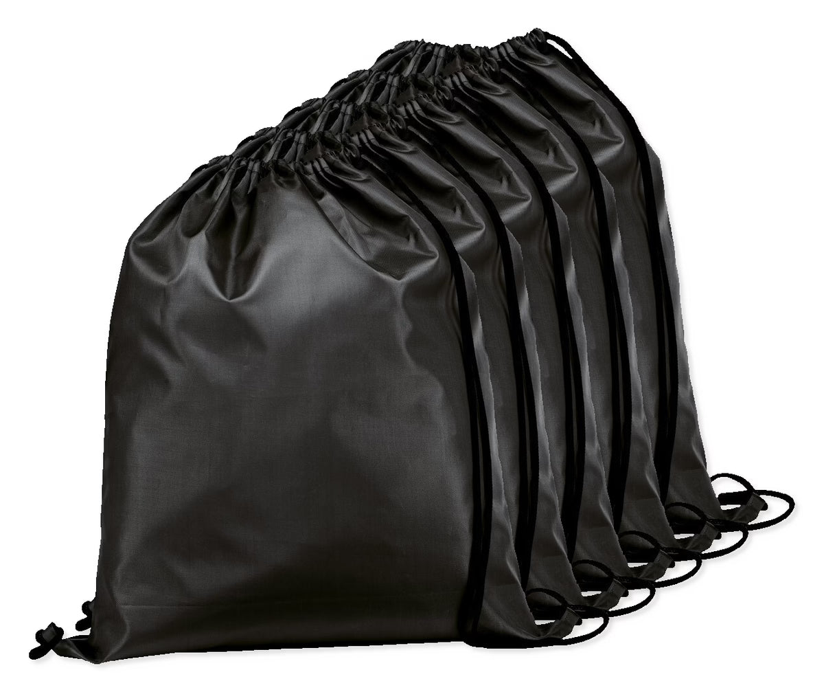 Pack of 10 Quadra Gymsac 210D Polyester Custom Printed & Embroidered Drawstring Bag - Bulk Sports & School Merchandise
