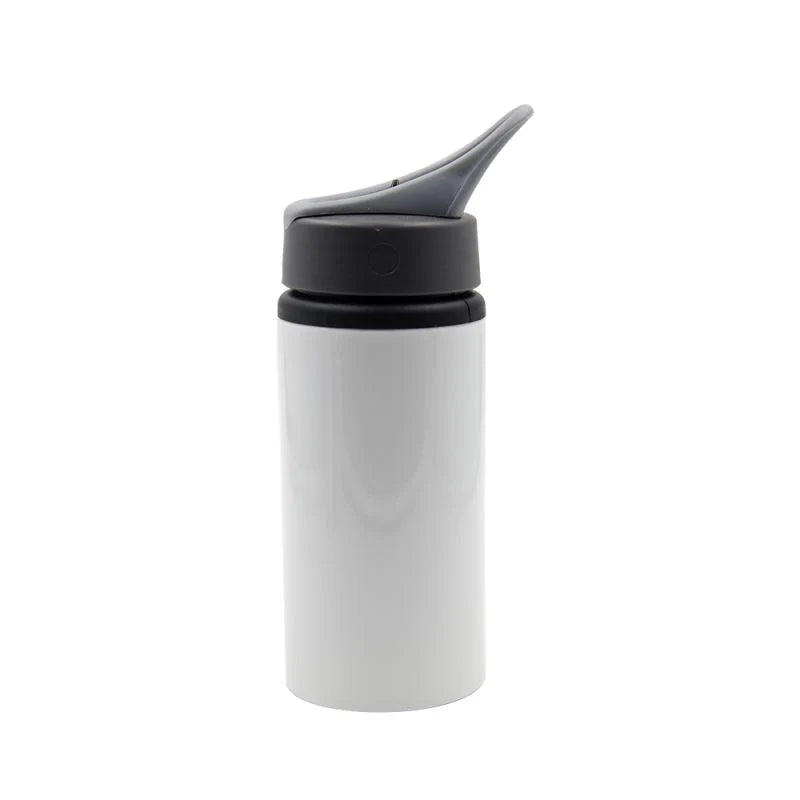 500ml Portable Aluminium Bottle – White Sublimation Water Bottle