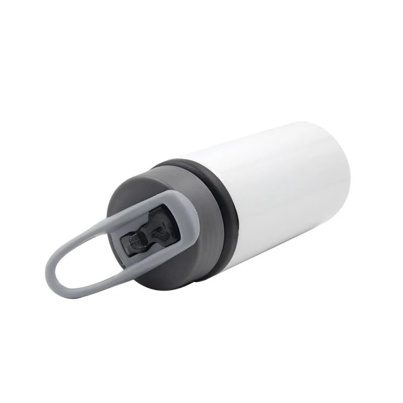 500ml Portable Aluminium Bottle – White Sublimation Water Bottle