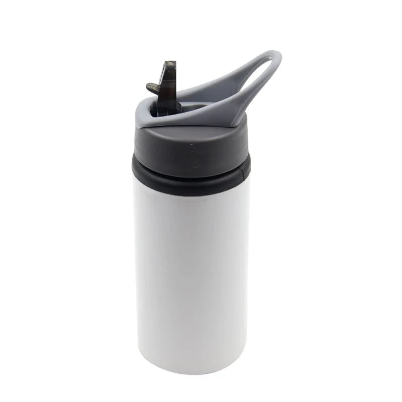 500ml Portable Aluminium Bottle – White Sublimation Water Bottle