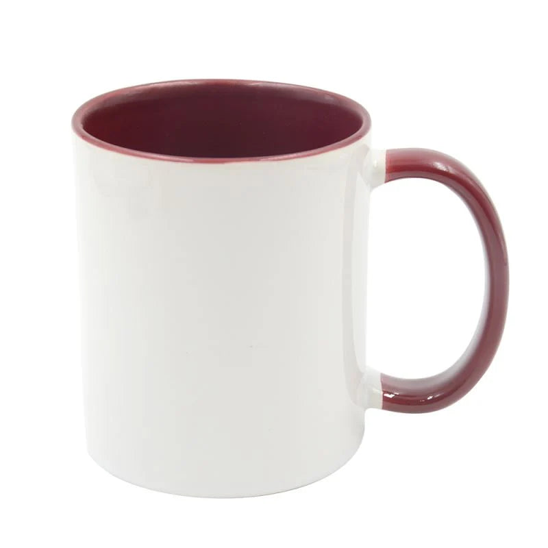 Printed Coloured Inner Mug with Handle