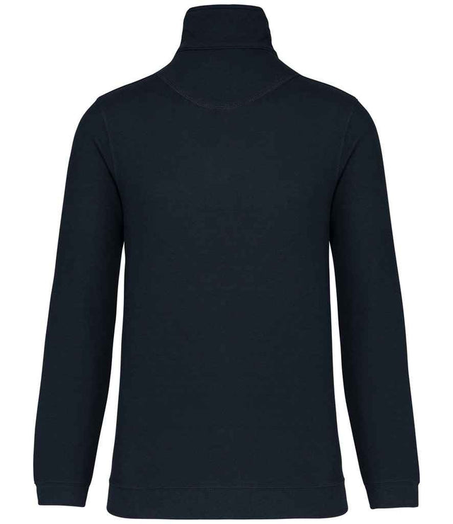 KB206 Navy/Heather Grey Back
