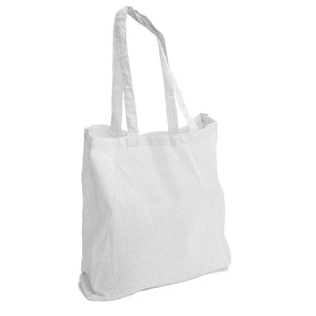 White Soft Tote Bag – 41cm x 37cm | Printable & Eco-Friendly