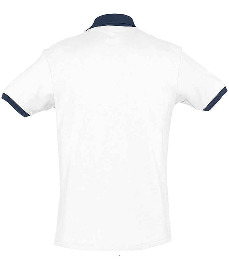 11369 White/French Navy Back