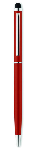 Custom Laser Engraved Aluminium Stylus Ballpoint Pen - Premium Promotional Corporate Stationery