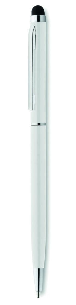 Custom Laser Engraved Aluminium Stylus Ballpoint Pen - Premium Promotional Corporate Stationery