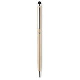 Custom Laser Engraved Aluminium Stylus Ballpoint Pen - Premium Promotional Corporate Stationery