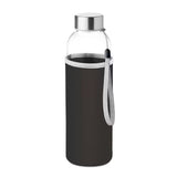 Eco-Friendly 500ml Glass Bottle with Branded Cover