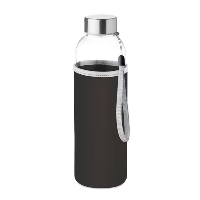Pack of 10 Custom Eco-Friendly 500ml Glass Bottle with Branded Cover