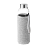 Eco-Friendly 500ml Glass Bottle with Branded Cover