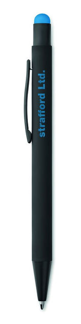 Aluminium Push-Button Stylus Pen - Custom Laser Engraved Corporate Promotional Stationery