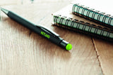 Pack of 10 Aluminium Push-Button Stylus Pen - Custom Laser Engraved Corporate Promotional Stationery