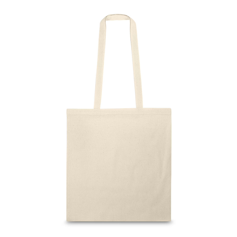 Custom Light Natural 100% Cotton Tote Bag - Bulk Screen Printed & Embroidered Promotional Shopper