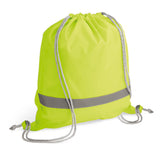 High-Visibility Custom Printed PPE Drawstring Bag with Reflective Strips - Premium Safety & Workwear Gear