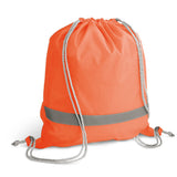 High-Visibility Custom Printed PPE Drawstring Bag with Reflective Strips - Premium Safety & Workwear Gear