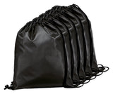 Pack of 10 Quadra Gymsac 210D Polyester Custom Printed & Embroidered Drawstring Bag - Bulk Sports & School Merchandise