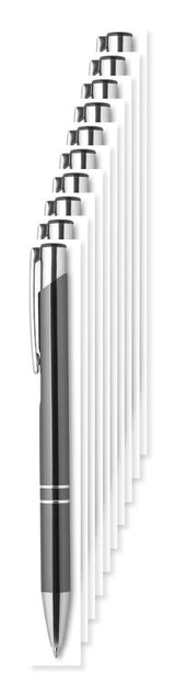 Pack of 10 Custom Aluminium Ball Pen (15g) - Laser Engraved - Premium Corporate Promotional Stationery (Copy)