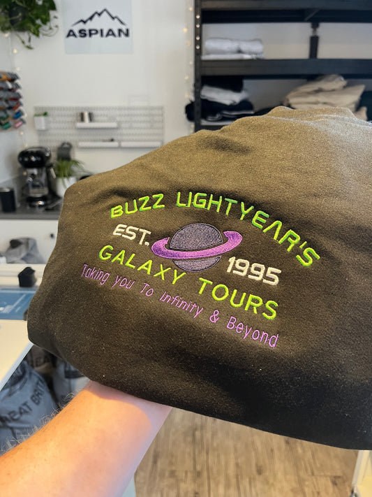 Buzz Lightyear Toy Story Inspired Embroidery Sweatshirt