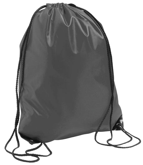 Pack of 10 Quadra Gymsac 210D Polyester Custom Printed & Embroidered Drawstring Bag - Bulk Sports & School Merchandise