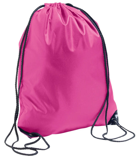 Pack of 10 Quadra Gymsac 210D Polyester Custom Printed & Embroidered Drawstring Bag - Bulk Sports & School Merchandise