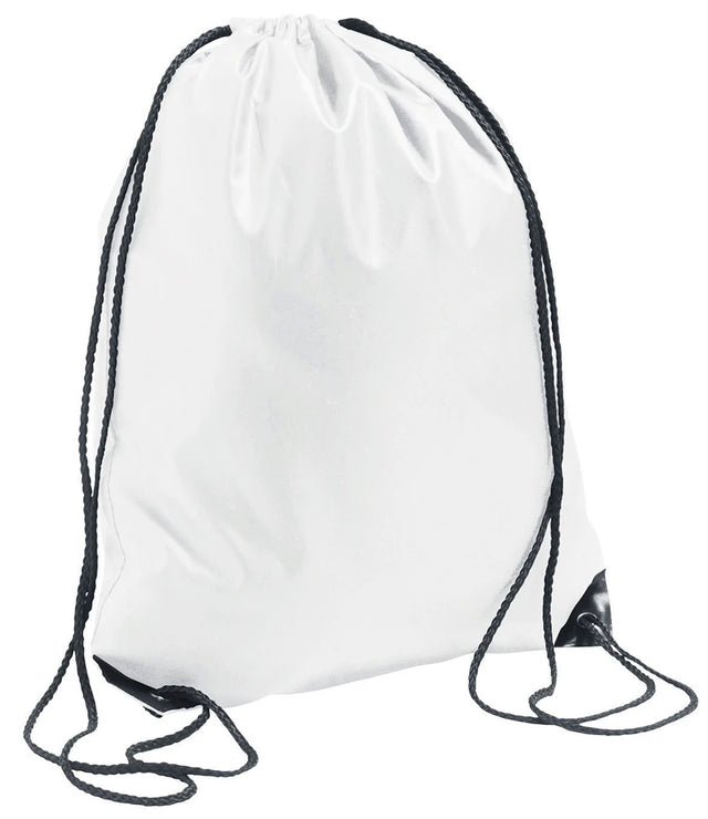 Pack of 10 Quadra Gymsac 210D Polyester Custom Printed & Embroidered Drawstring Bag - Bulk Sports & School Merchandise
