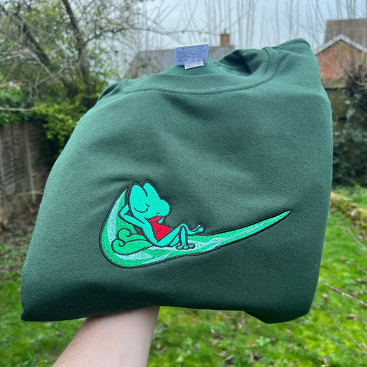 Treecko Sweatshirt - Pokemon Gift Embroidered Gift