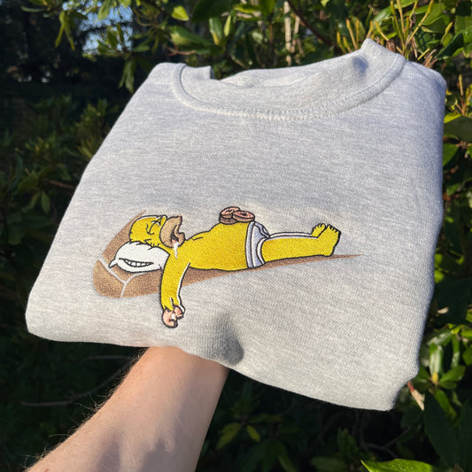 Homer Simpson Embroidered Gift - Just do it later