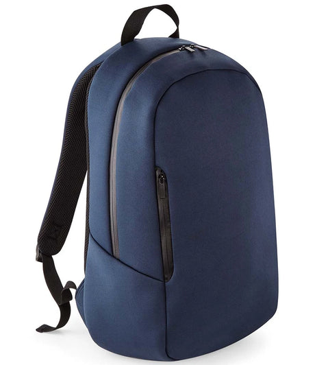 Custom Embroidered Scuba Fabric Backpack (20L) - Premium Modern Tech & Commuter Bag