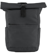 BagBase Premium Recycled Roll-Top Backpack (100% Recycled 600D) - Custom Embroidered Eco-Friendly Commuter Bag