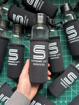 Eco-Friendly 500ml Glass Bottle with Branded Cover