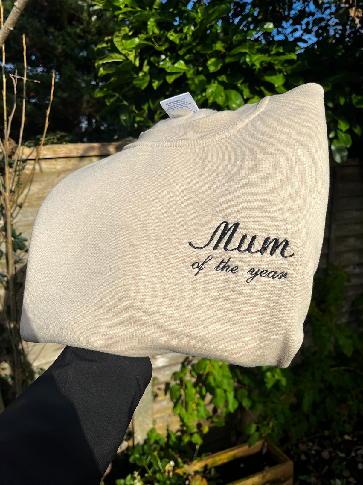 Mum of the Year Embroidered Sweatshirt