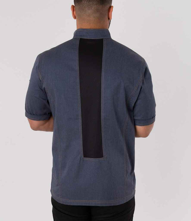 LE009 Indigo Heather Model