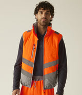 Regatta High Visibility Two Tone Thermal Baffle Bodywarmer