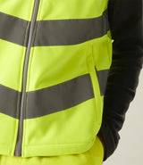 Regatta High Visibility Pro Contract Ablaze Soft Shell Bodywarmer