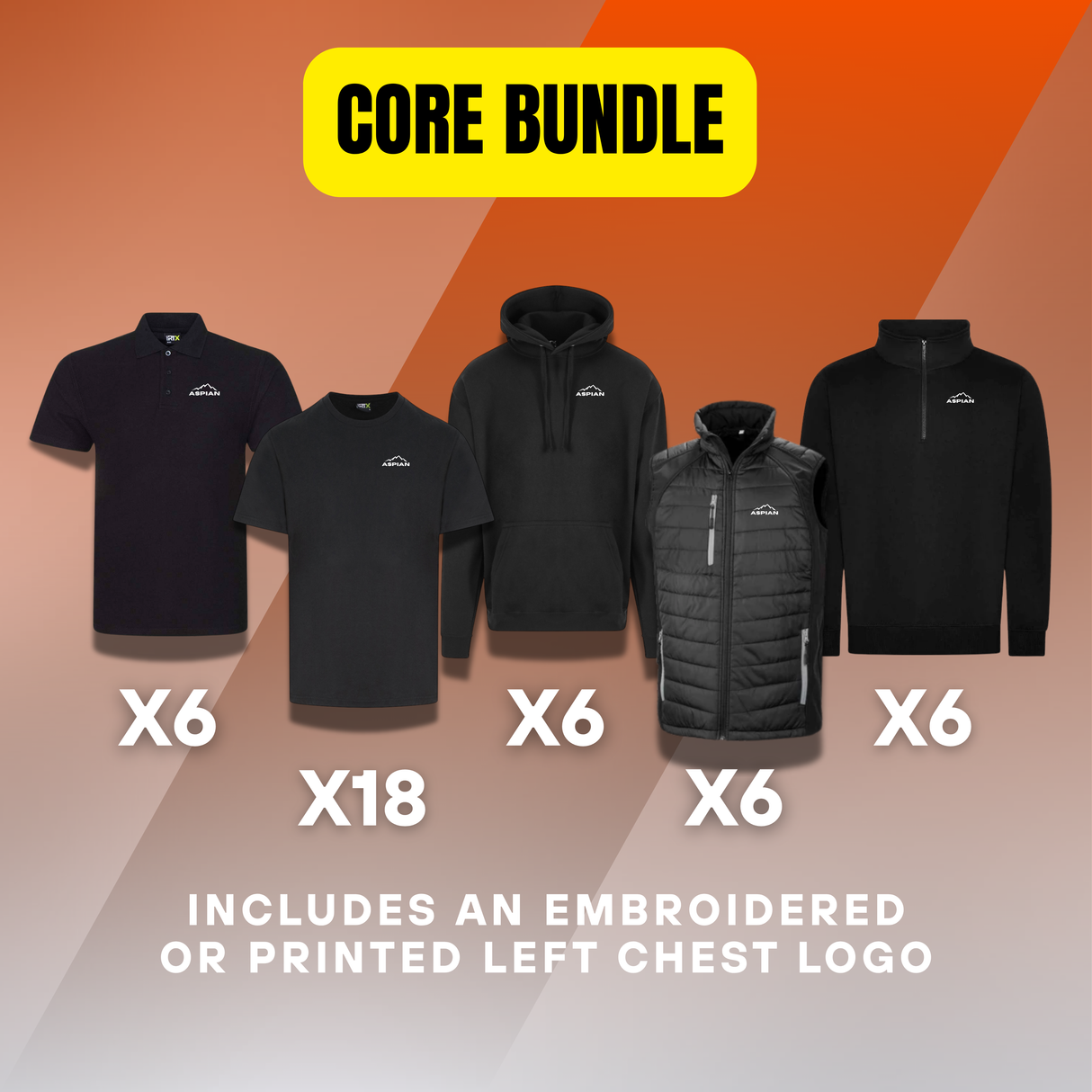 Core Workwear Bundle | Branded Workwear Package for Teams [BID:019]